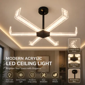 Modern LED Chandelier Ceiling Light