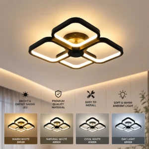 Geometric LED Ceiling Light