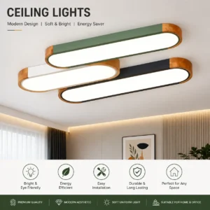 Modern LED Ceiling Light Pack of 3