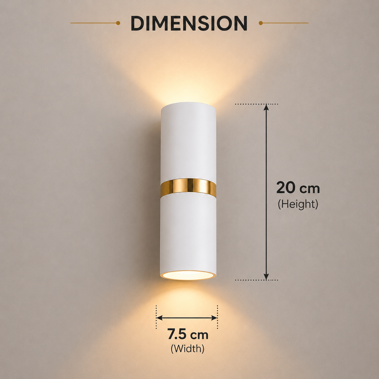 Modern Up Down Wall Lamp - Image 5