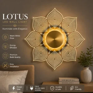 Lotus Decorative LED Wall & Ceiling Light