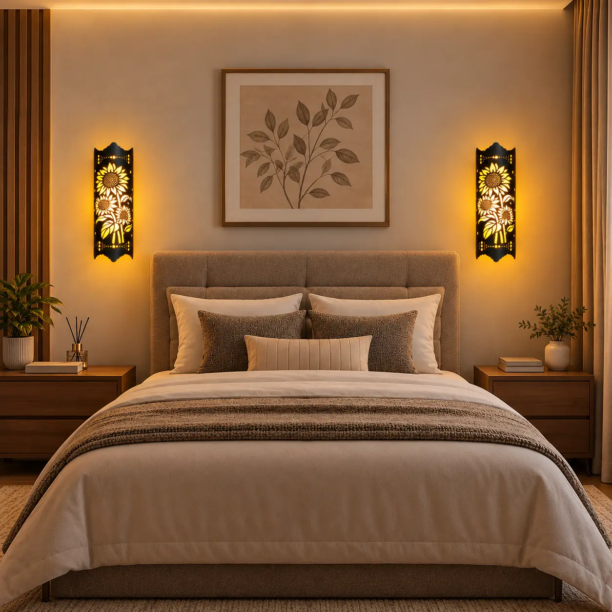 7 Color Changing Sunflower Wall Lamp - Image 3
