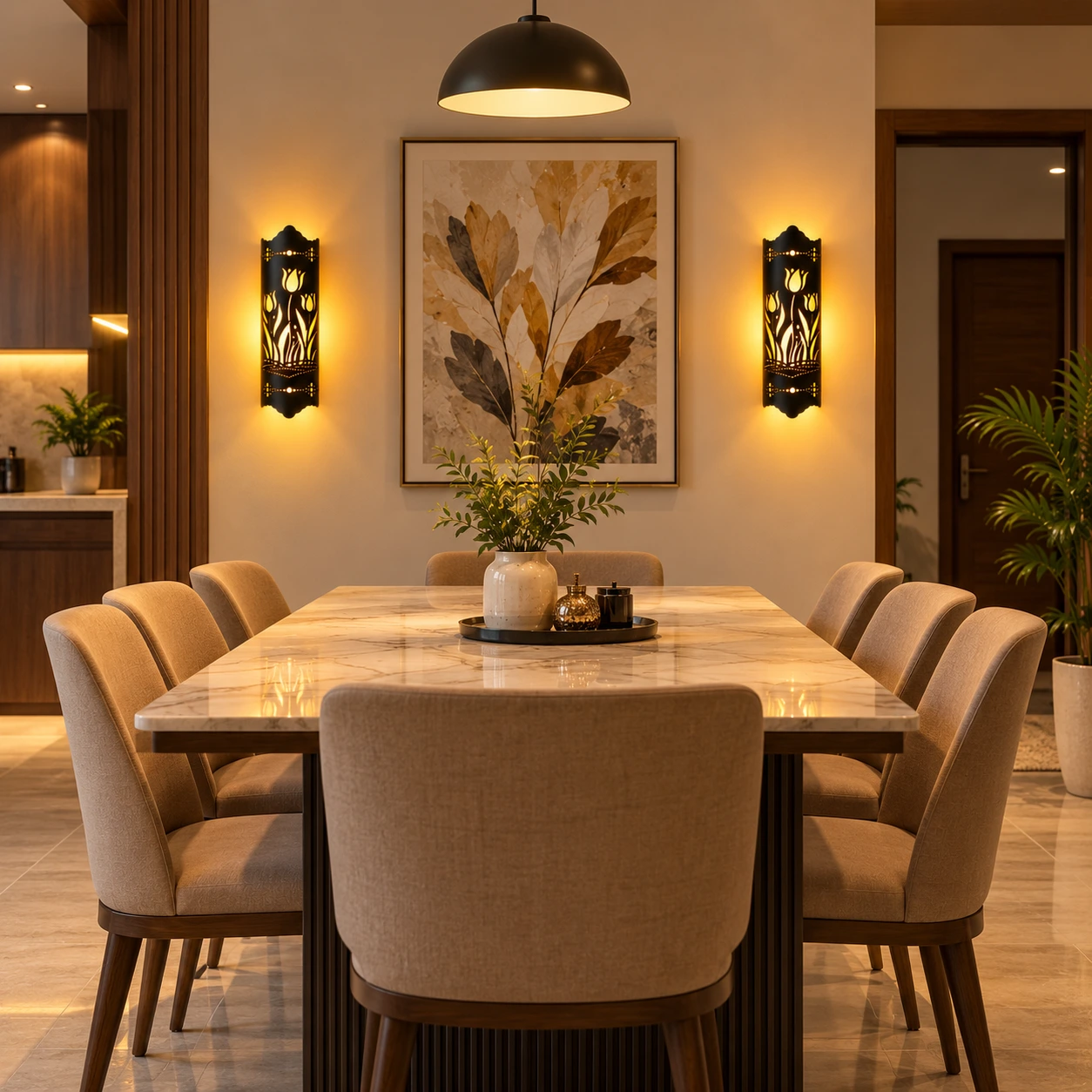 7 Color Changing Tulip Wall Light - Image 6