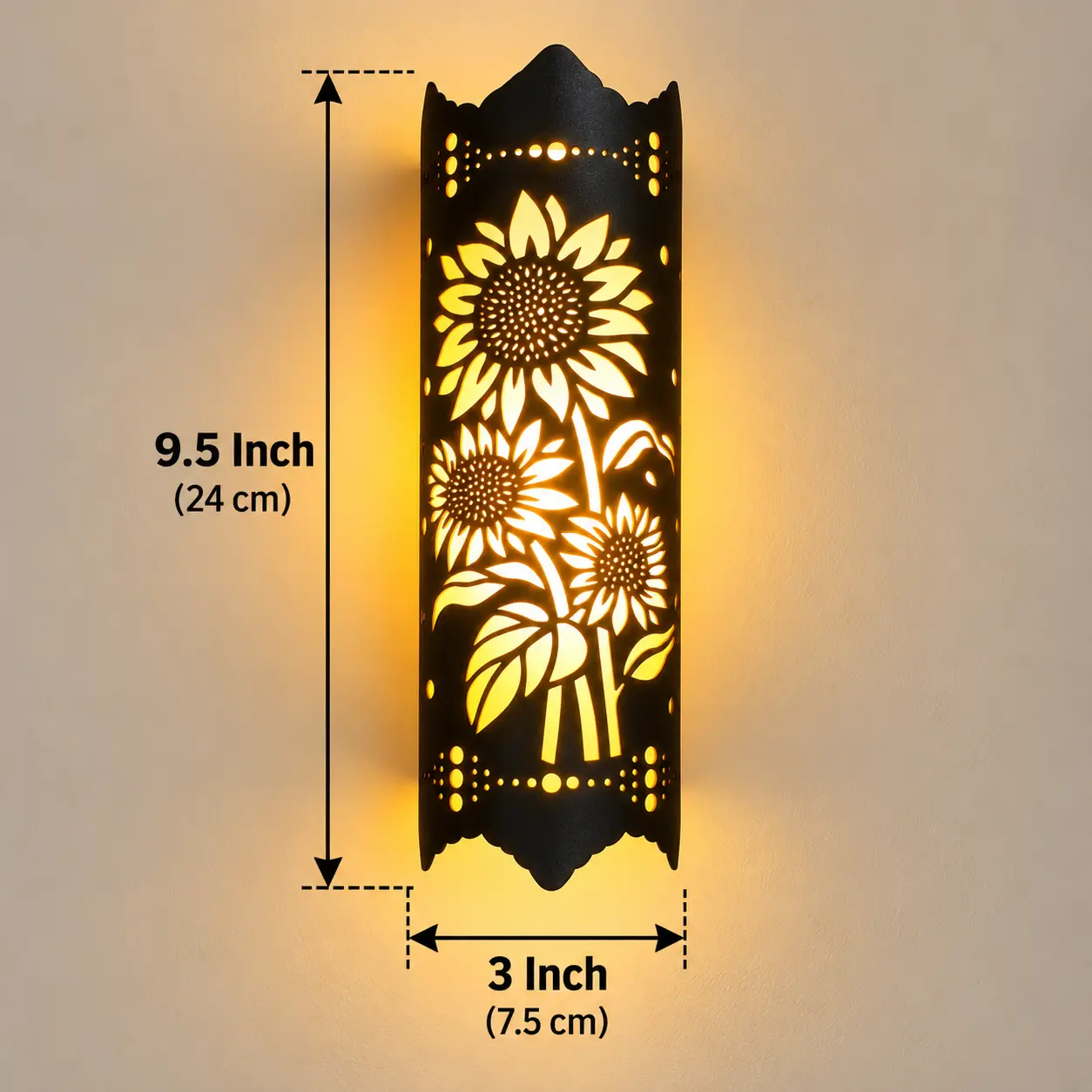 7 Color Changing Sunflower Wall Lamp - Image 6