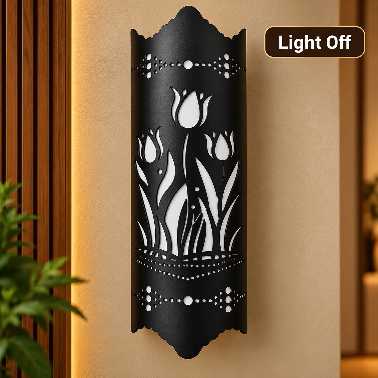 7 Color Changing Tulip Wall Light - Image 8