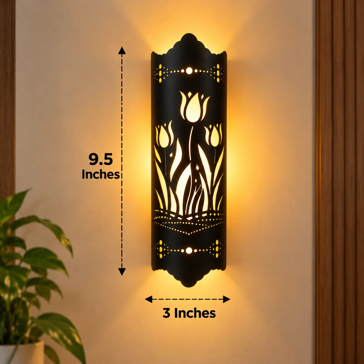 7 Color Changing Tulip Wall Light - Image 7