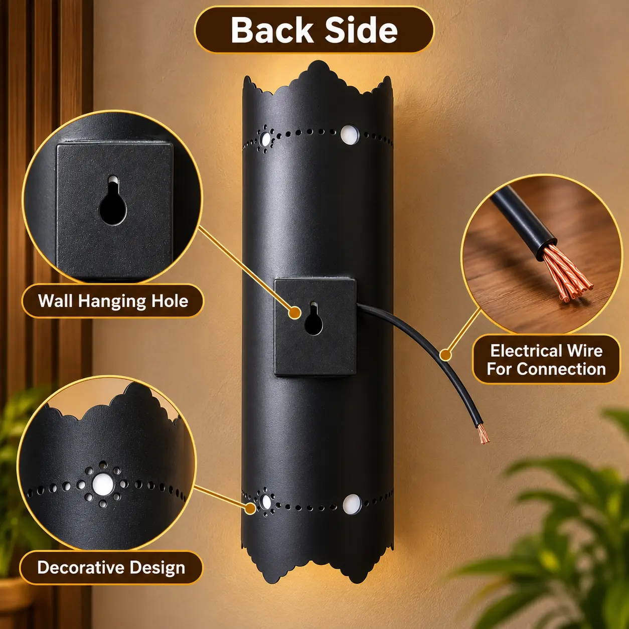 7 Color Changing Tulip Wall Light - Image 9